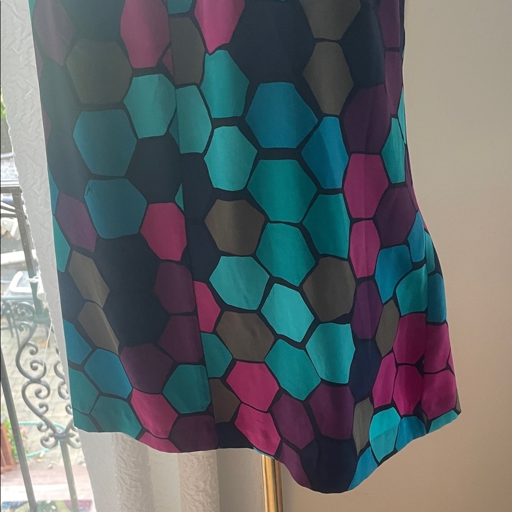 Trina Turk Multicolor Halter Neck Women Top 12 Silk - Picture 5 of 10